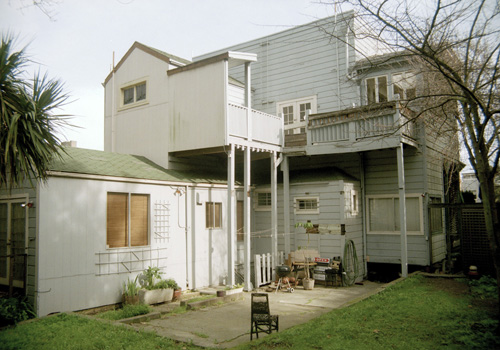 View from the back yard, before