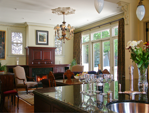 Living room from dining table