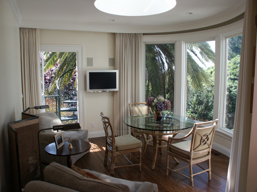 View from breakfast room