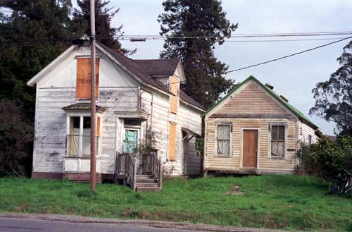 Tomales house exterior before