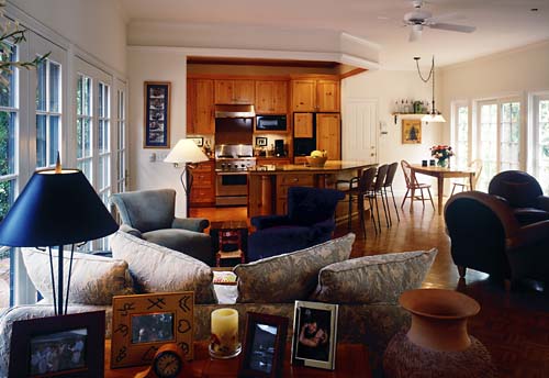 Kentfield house, looking east