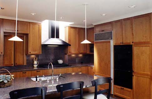 Marina Green kitchen with new skylight