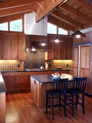 Sleepy Hollow kitchen exterior before expanding into the former porch