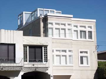 Facade view after remodel